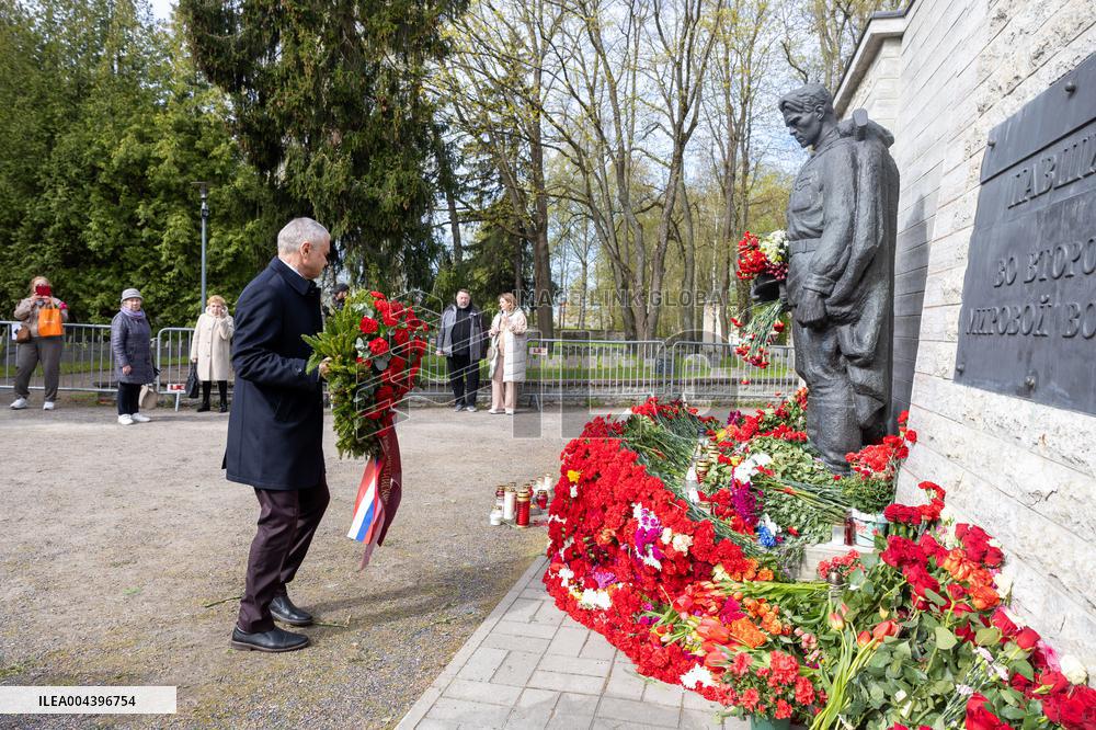 Russians celebrating "Victory Day"