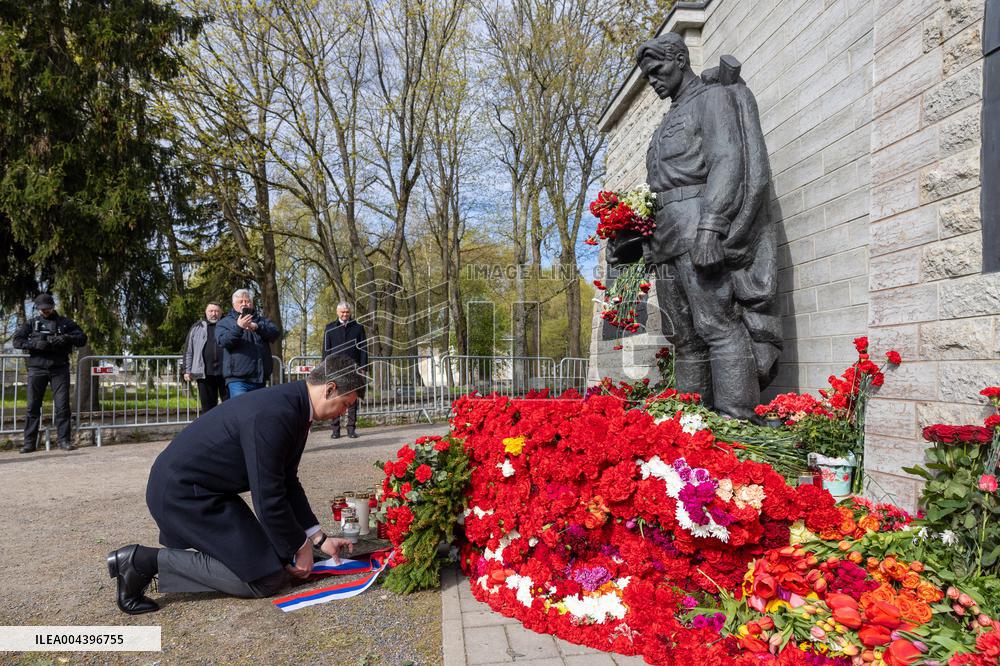 Russians celebrating "Victory Day"