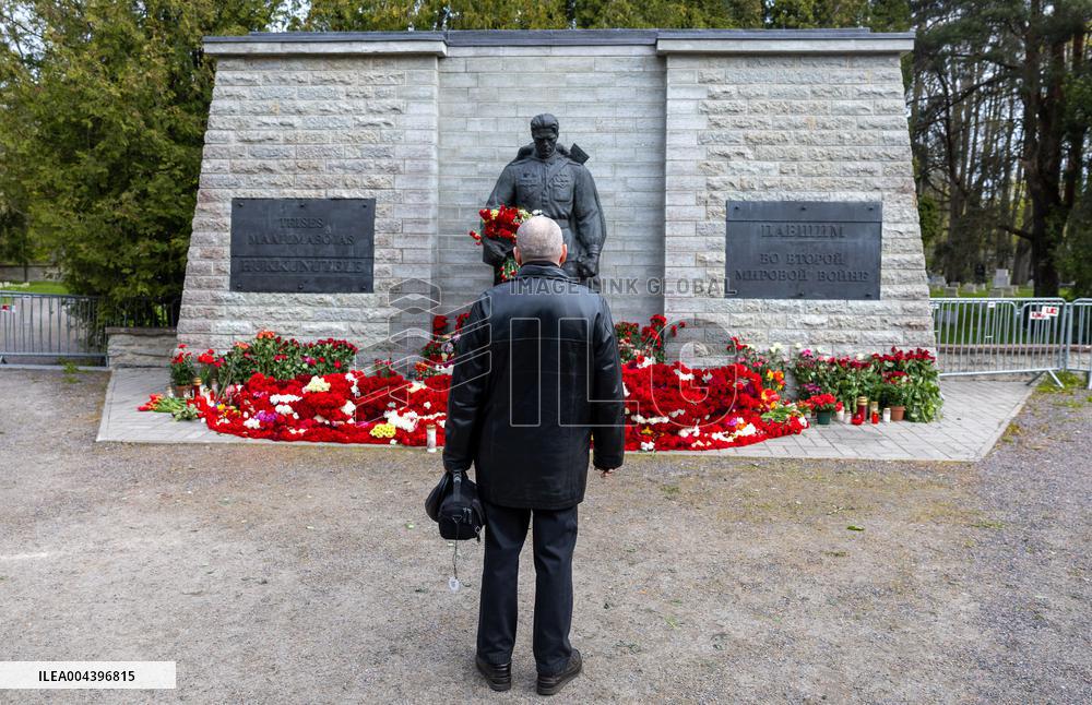 Russians celebrating "Victory Day"