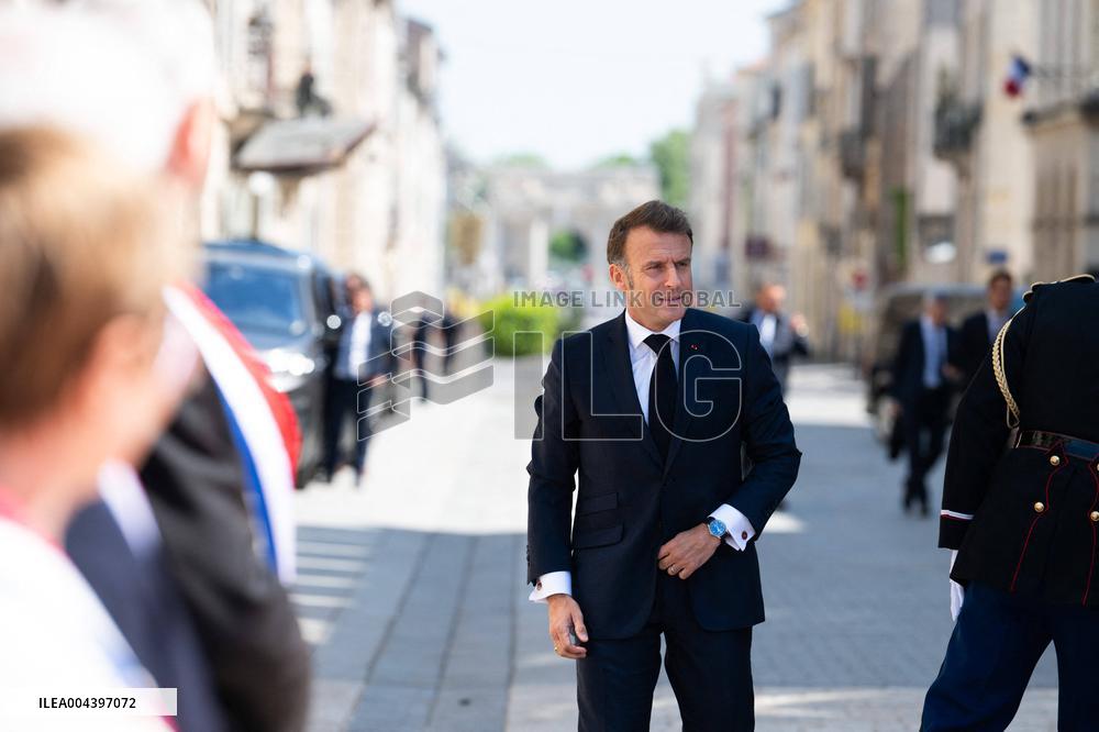 Emmanuel Macron Meets Donald Tusk - Nancy