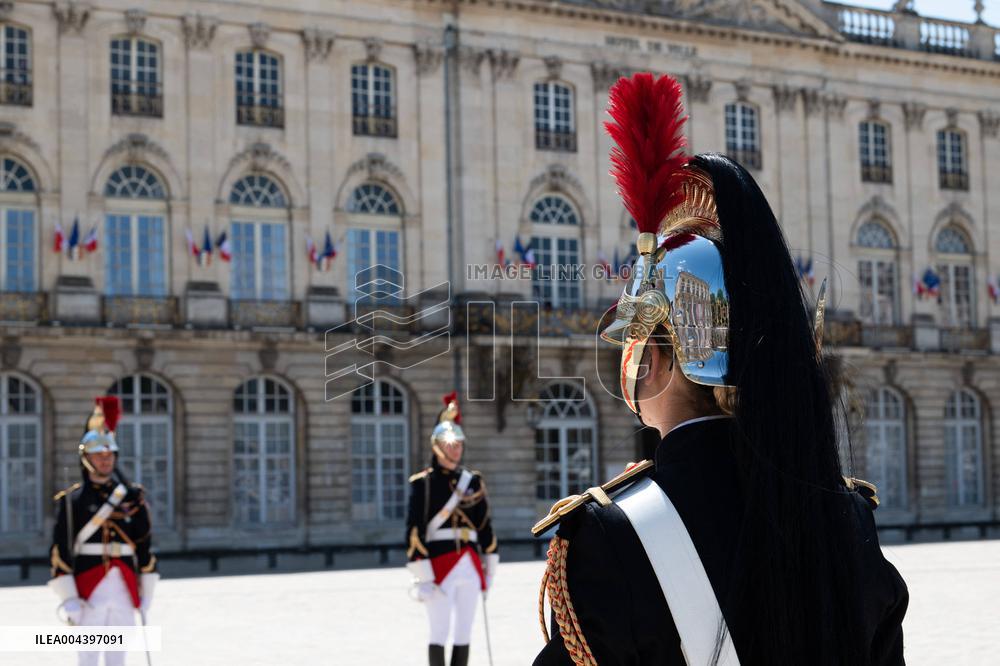 Emmanuel Macron Meets Donald Tusk - Nancy