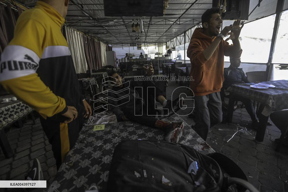 Israeli Strike On Crowded Restaurant Kills 33 And Injures Dozens - Gaza
