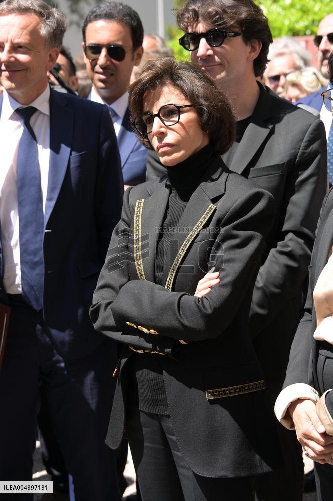 Rachida Dati Visits International Architecture Exhibition - Venise