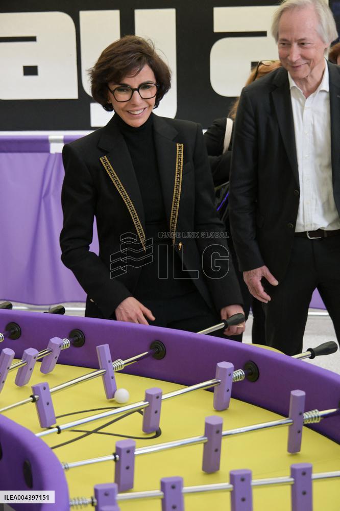 Rachida Dati Visits International Architecture Exhibition - Venise