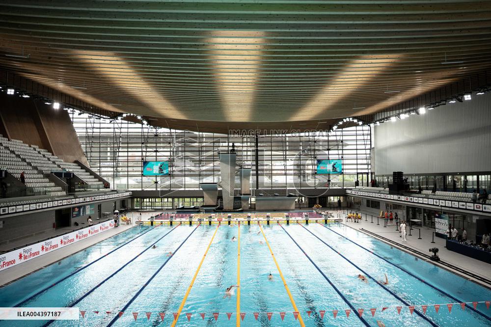Illustration of the Olympic Aquatic Center - Paris AJ