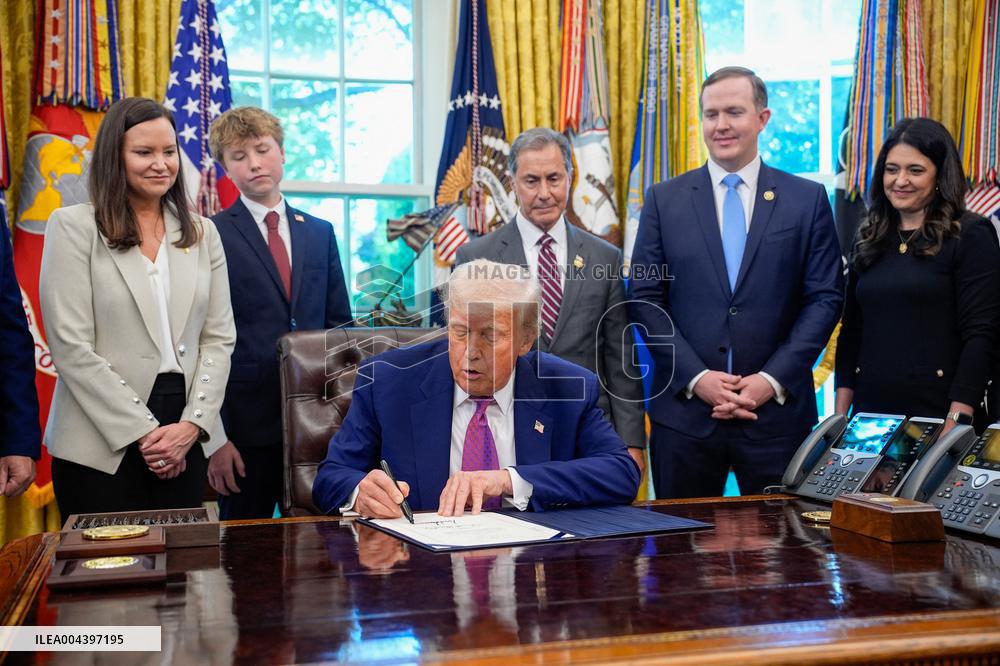 Donald Trump Signs Executive Orders - Washington