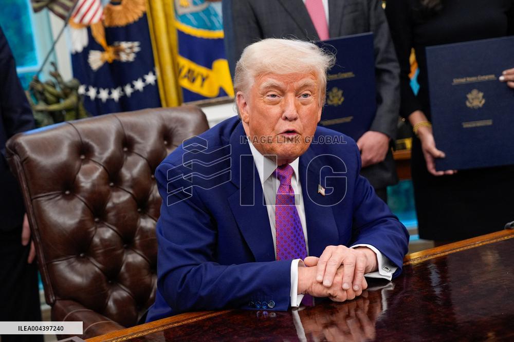 Donald Trump Signs Executive Orders - Washington