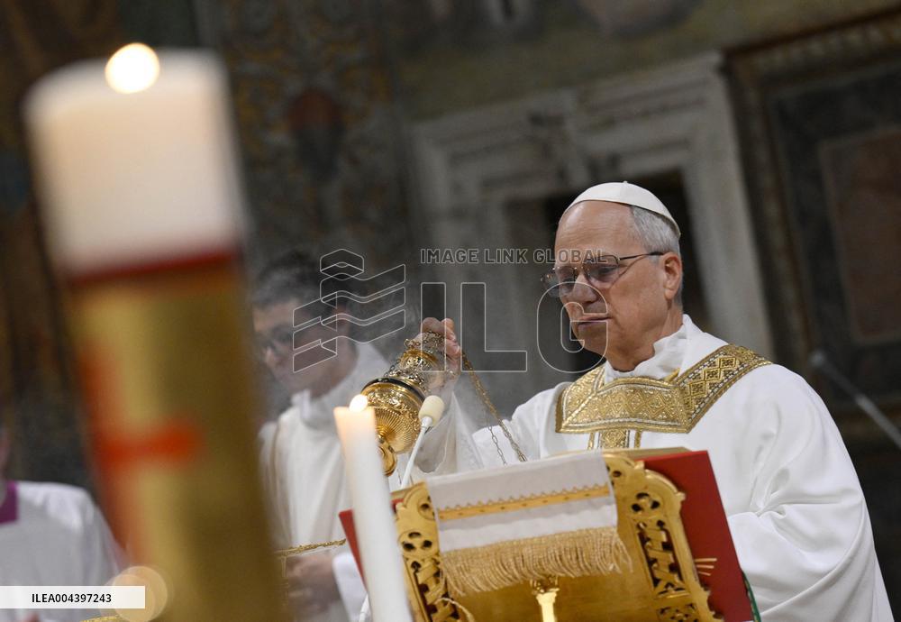 Pope Leo XIV Leads Mass with Cardinals at Sistine Chapel - Vatican