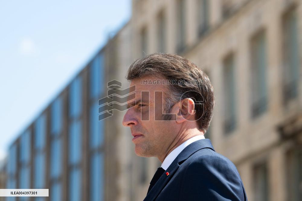 Emmanuel Macron Meets Donald Tusk - Nancy