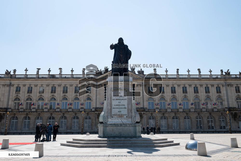 Emmanuel Macron Meets Donald Tusk - Nancy
