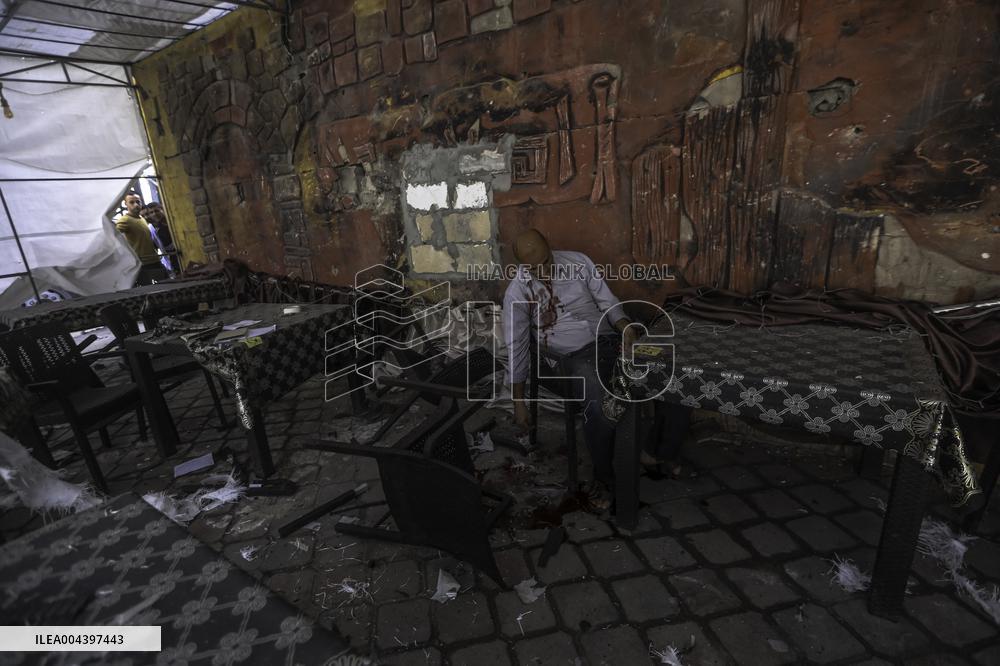 Israeli Strike On Crowded Restaurant Kills 33 And Injures Dozens - Gaza