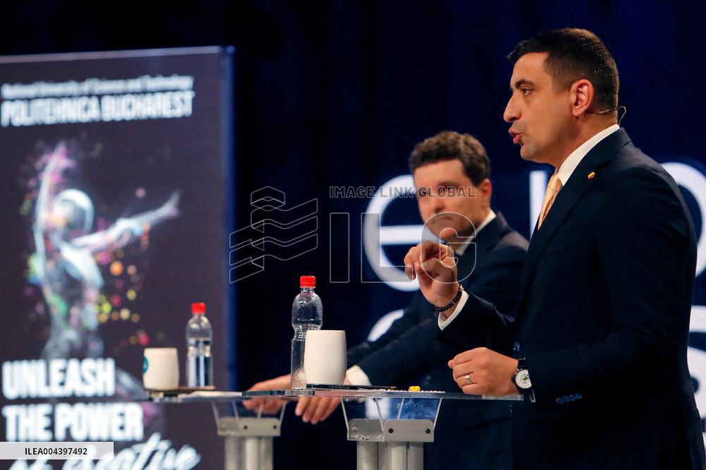 George Simion and Nicusor Dan TV Presidential Debate - Romania