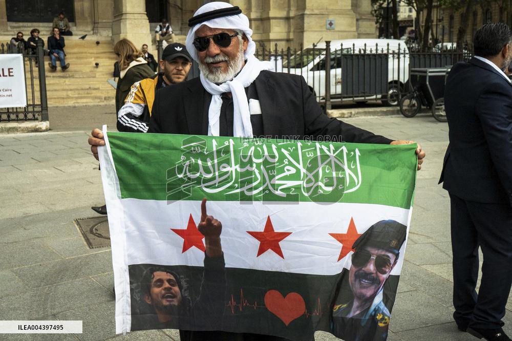 Syrians Welcome President Sharaa - Paris