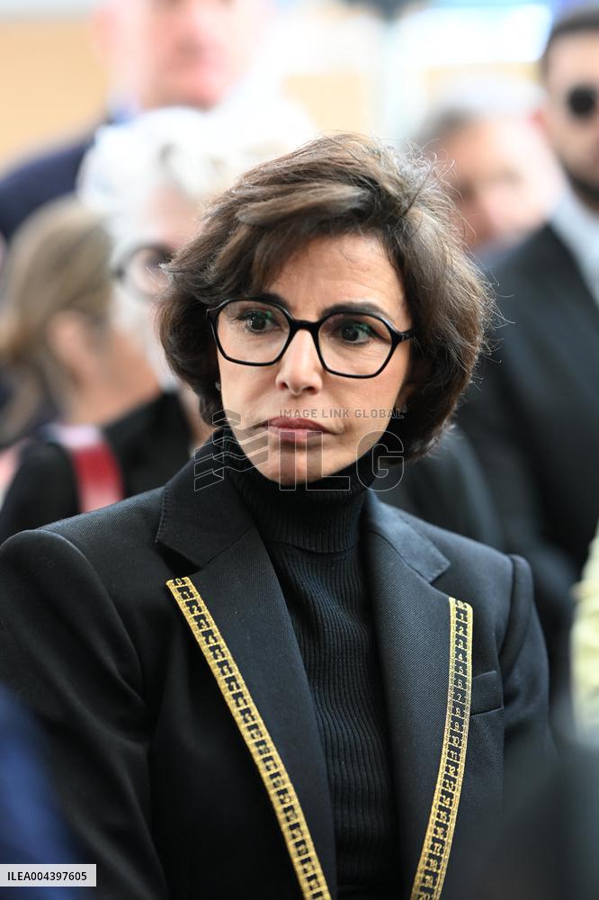 Rachida Dati Visits International Architecture Exhibition - Venise