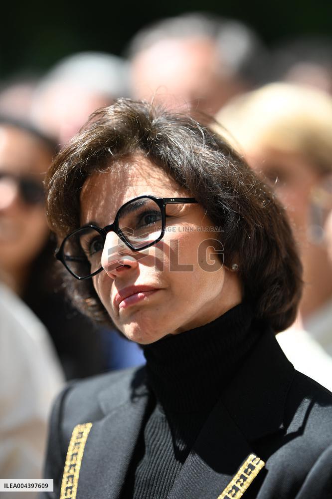 Rachida Dati Visits International Architecture Exhibition - Venise