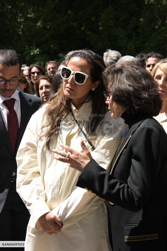 Rachida Dati Visits International Architecture Exhibition - Venise