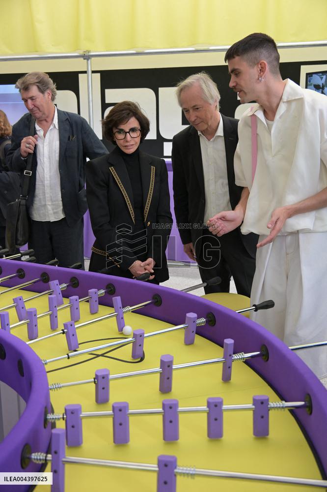 Rachida Dati Visits International Architecture Exhibition - Venise