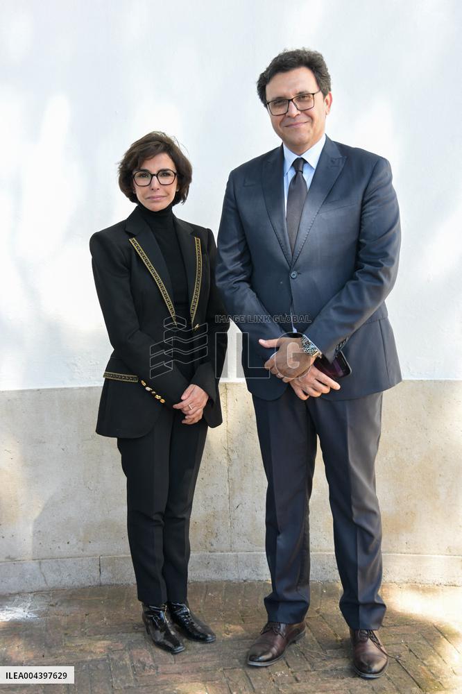 Rachida Dati Visits International Architecture Exhibition - Venise