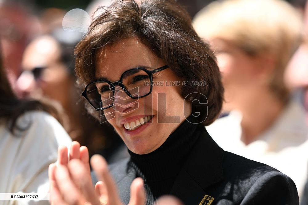 Rachida Dati Visits International Architecture Exhibition - Venise