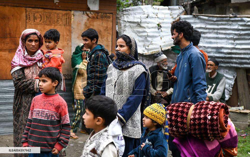 People Flee and Mourn After Border Strikes - Kashmir