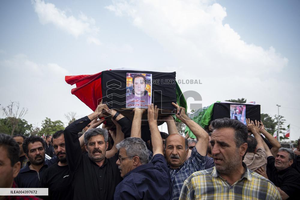 Funeral Of Port Explosion Victims - Iran