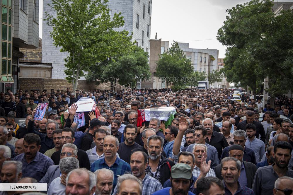 Funeral Of Port Explosion Victims - Iran