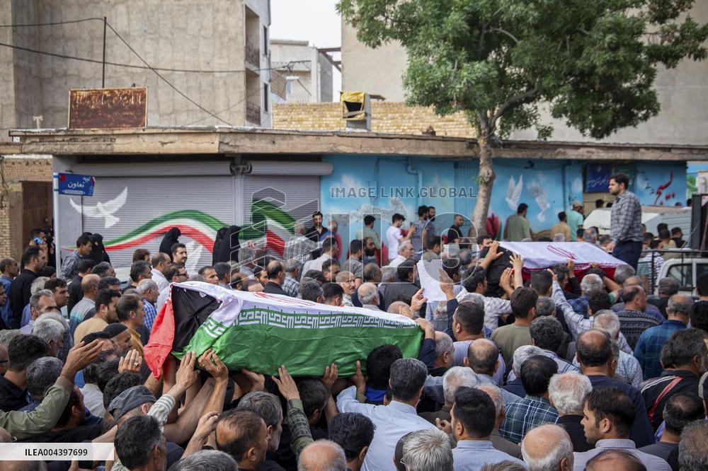 Funeral Of Port Explosion Victims - Iran