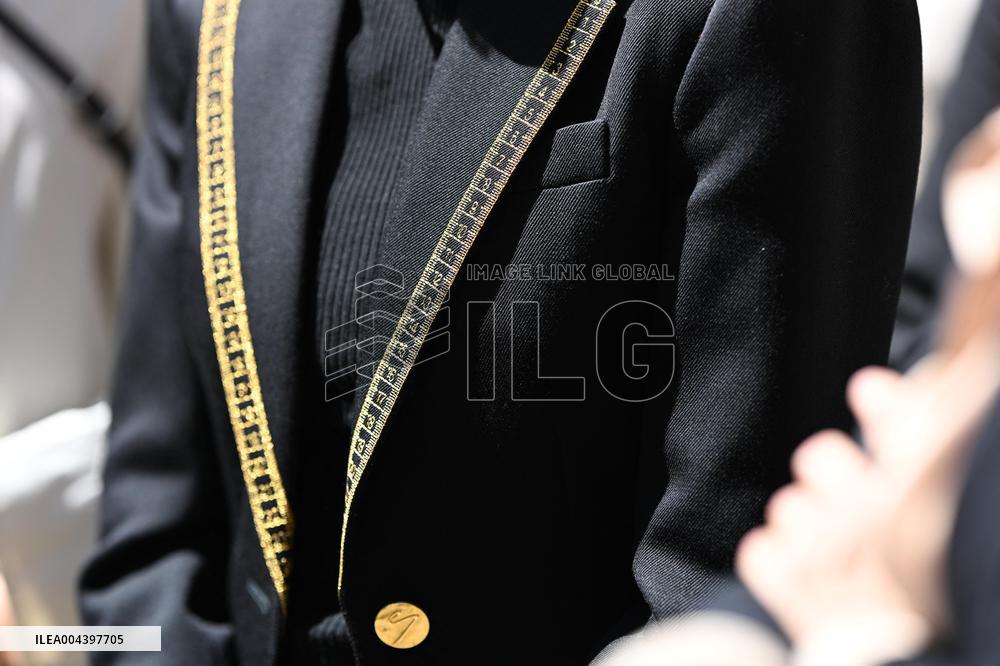 Rachida Dati Visits International Architecture Exhibition - Venise