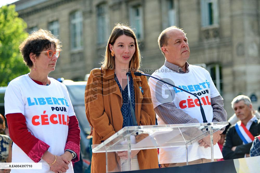 Rally In Support Cecile Kohler And Jacques Paris - Paris