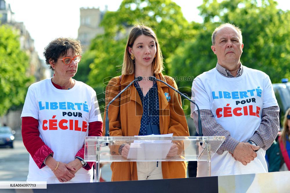 Rally In Support Cecile Kohler And Jacques Paris - Paris