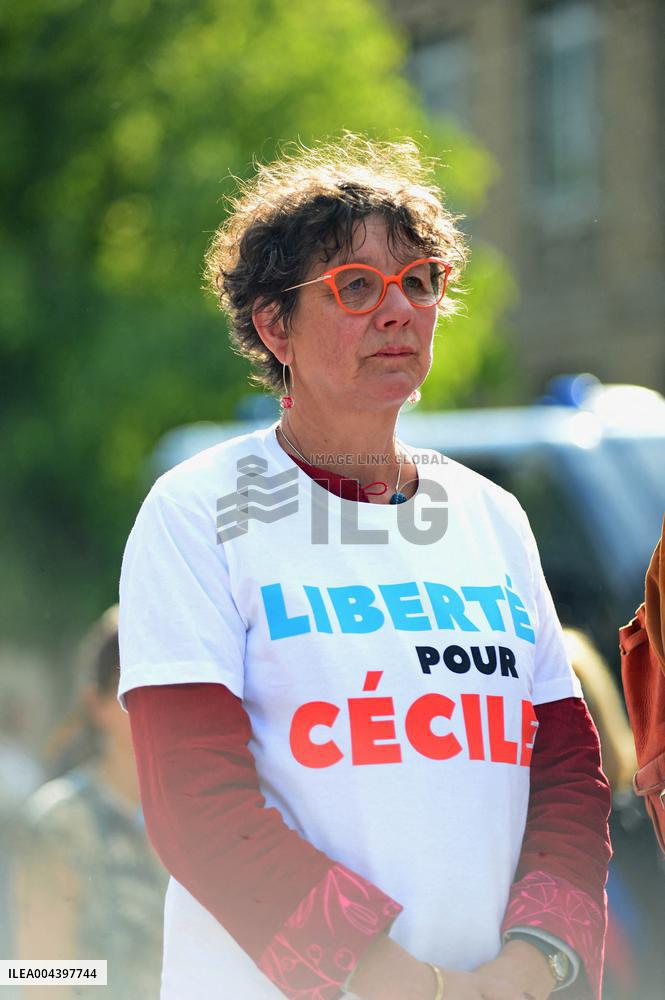 Rally In Support Cecile Kohler And Jacques Paris - Paris