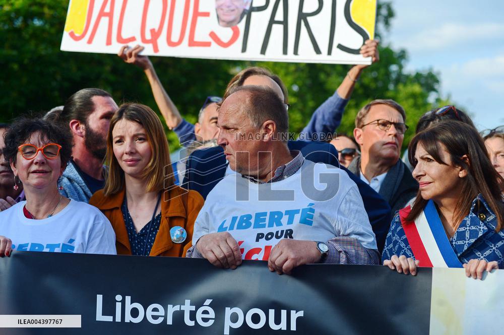 Rally In Support Cecile Kohler And Jacques Paris - Paris