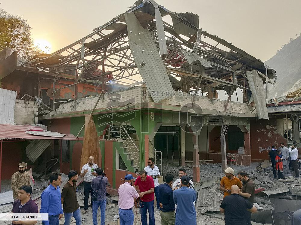 Mosque Destroyed By Indian Strike - Pakistan