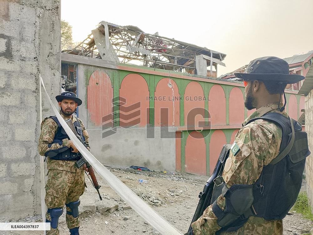 Mosque Destroyed By Indian Strike - Pakistan