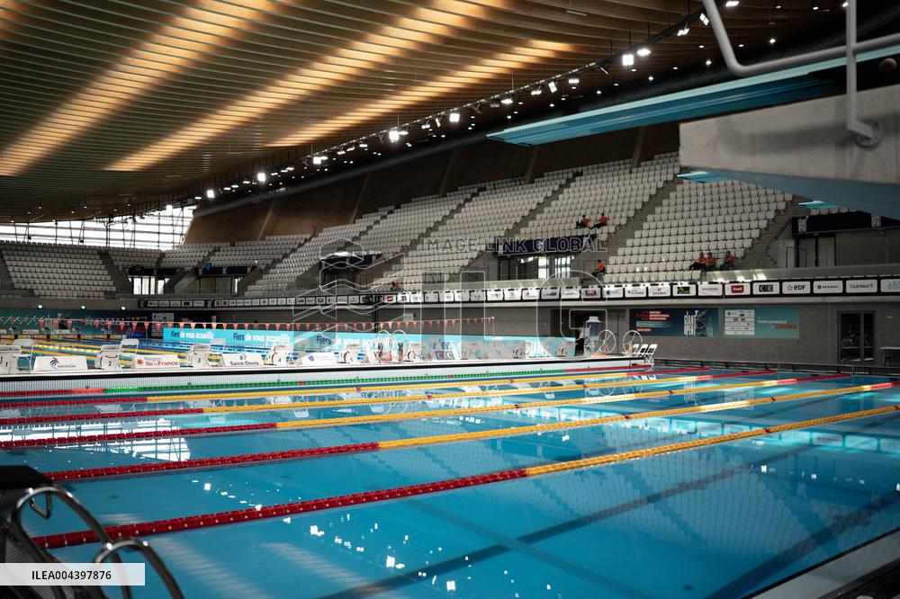 Illustration of the Olympic Aquatic Center - Paris AJ