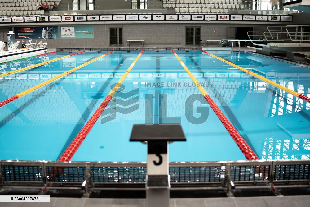 Illustration of the Olympic Aquatic Center - Paris AJ