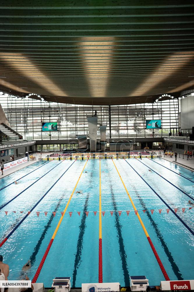Illustration of the Olympic Aquatic Center - Paris AJ