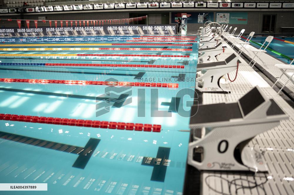 Illustration of the Olympic Aquatic Center - Paris AJ