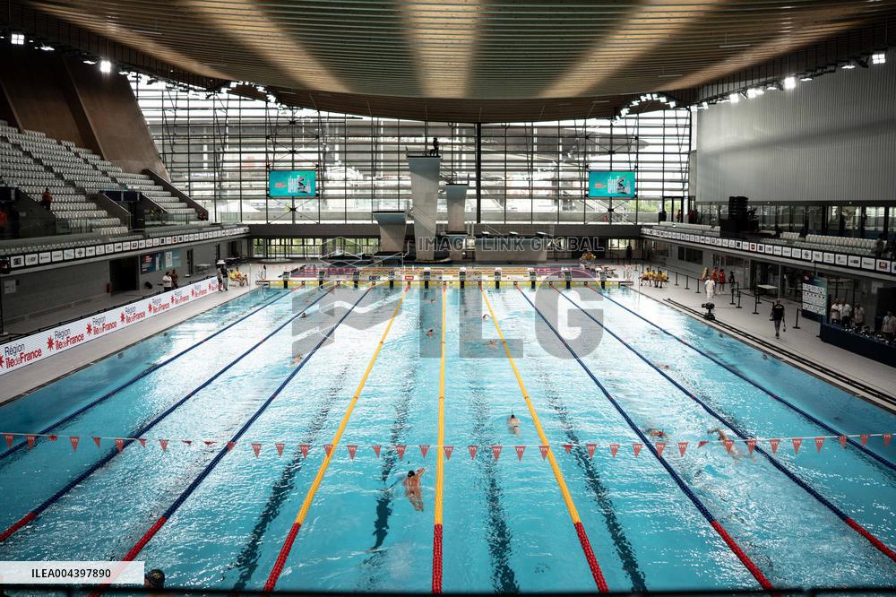 Illustration of the Olympic Aquatic Center - Paris AJ