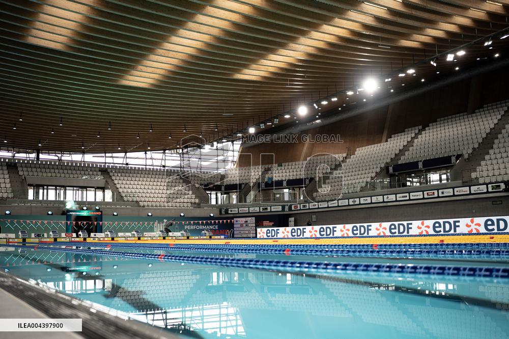 Illustration of the Olympic Aquatic Center - Paris AJ