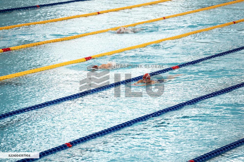 Illustration of the Olympic Aquatic Center - Paris AJ