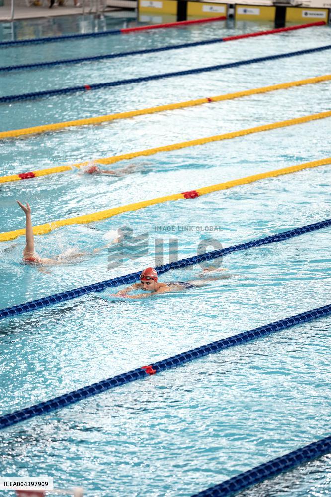 Illustration of the Olympic Aquatic Center - Paris AJ
