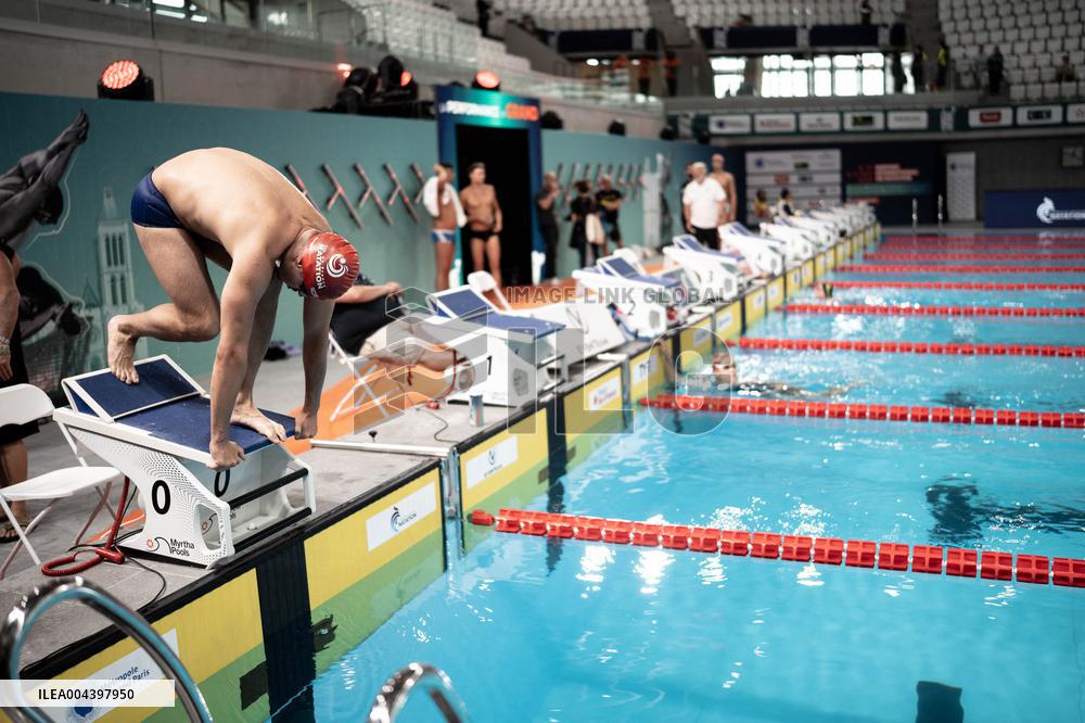 Illustration of the Olympic Aquatic Center - Paris AJ