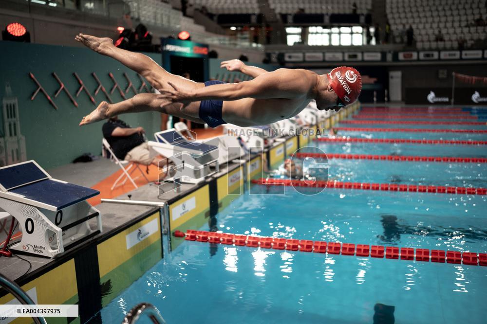 Illustration of the Olympic Aquatic Center - Paris AJ