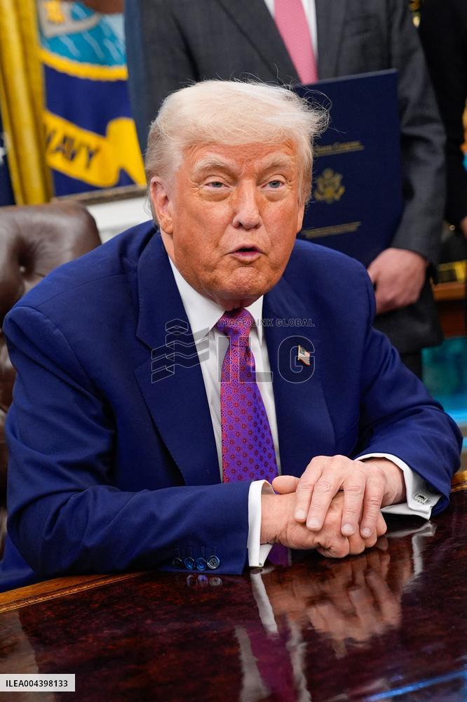 Donald Trump Signs Executive Orders - Washington