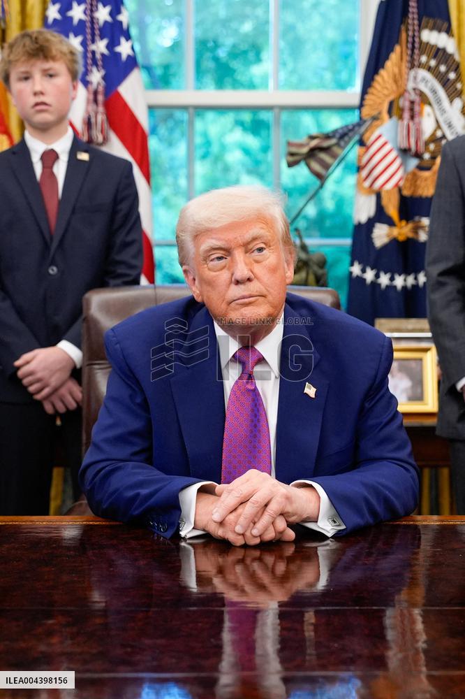 Donald Trump Signs Executive Orders - Washington