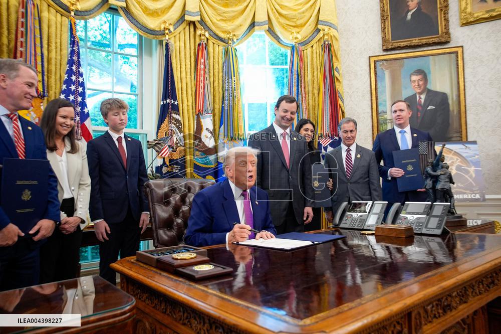 Donald Trump Signs Executive Orders - Washington