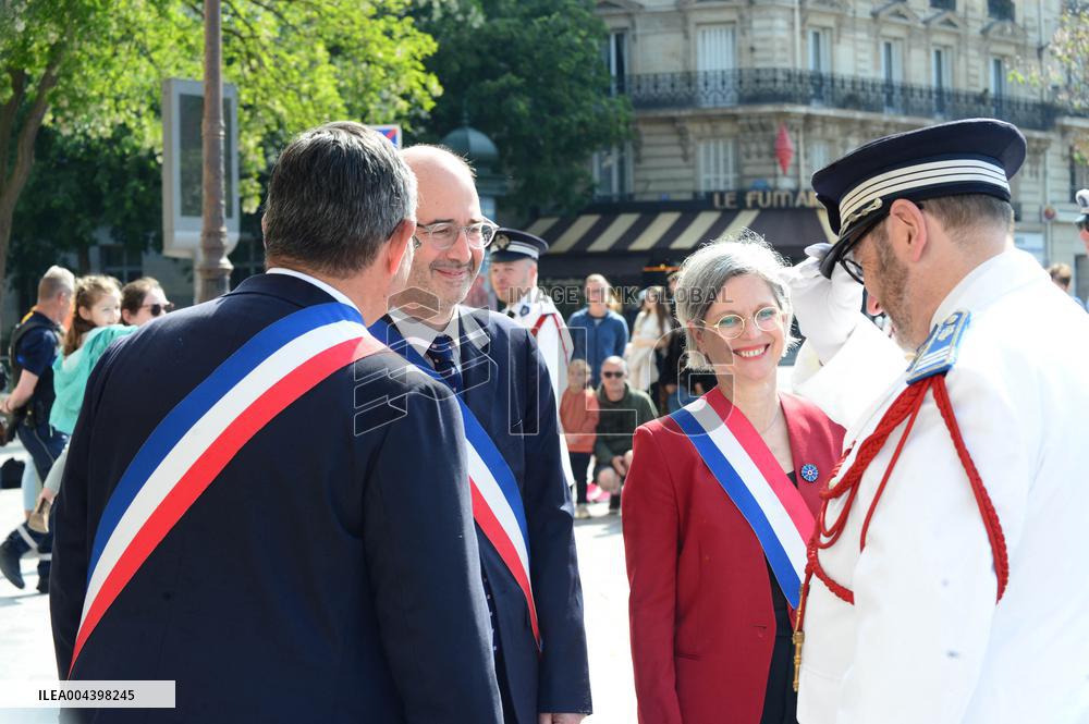80th Anniversary of Paris Liberation Commemorated in Ceremony - Paris