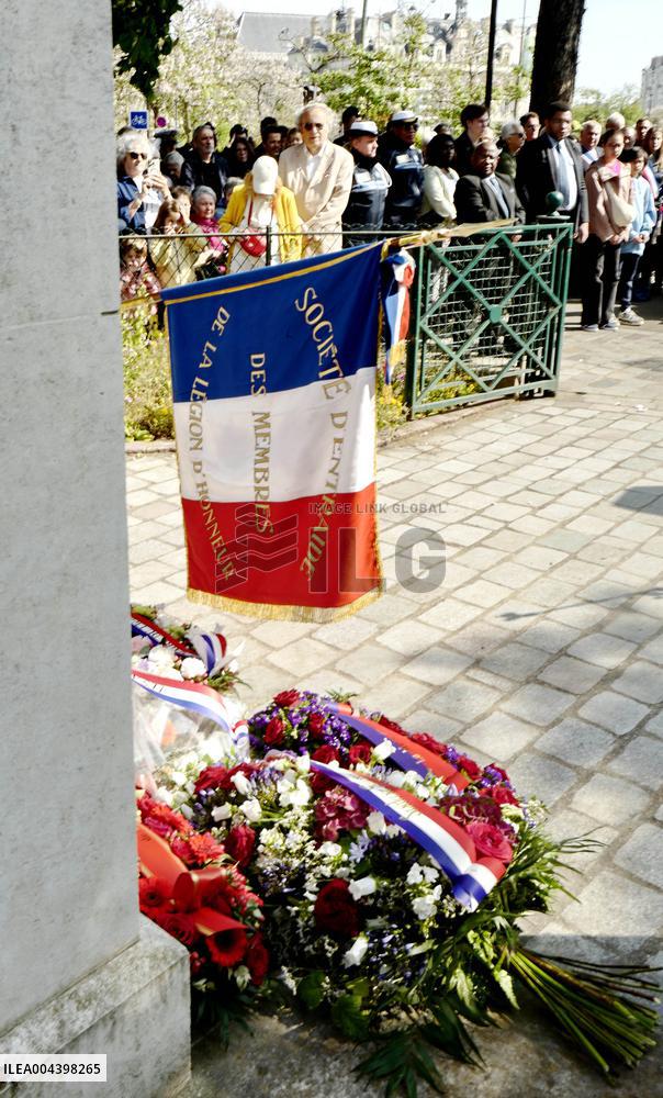 80th Anniversary of Paris Liberation Commemorated in Ceremony - Paris