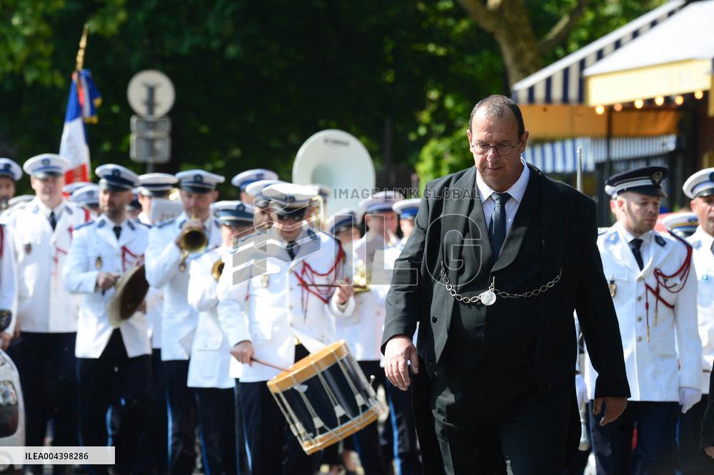 80th Anniversary of Paris Liberation Commemorated in Ceremony - Paris